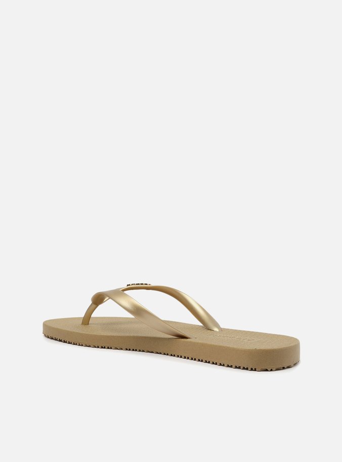 Chinelo de Dedo Dourado Brizza