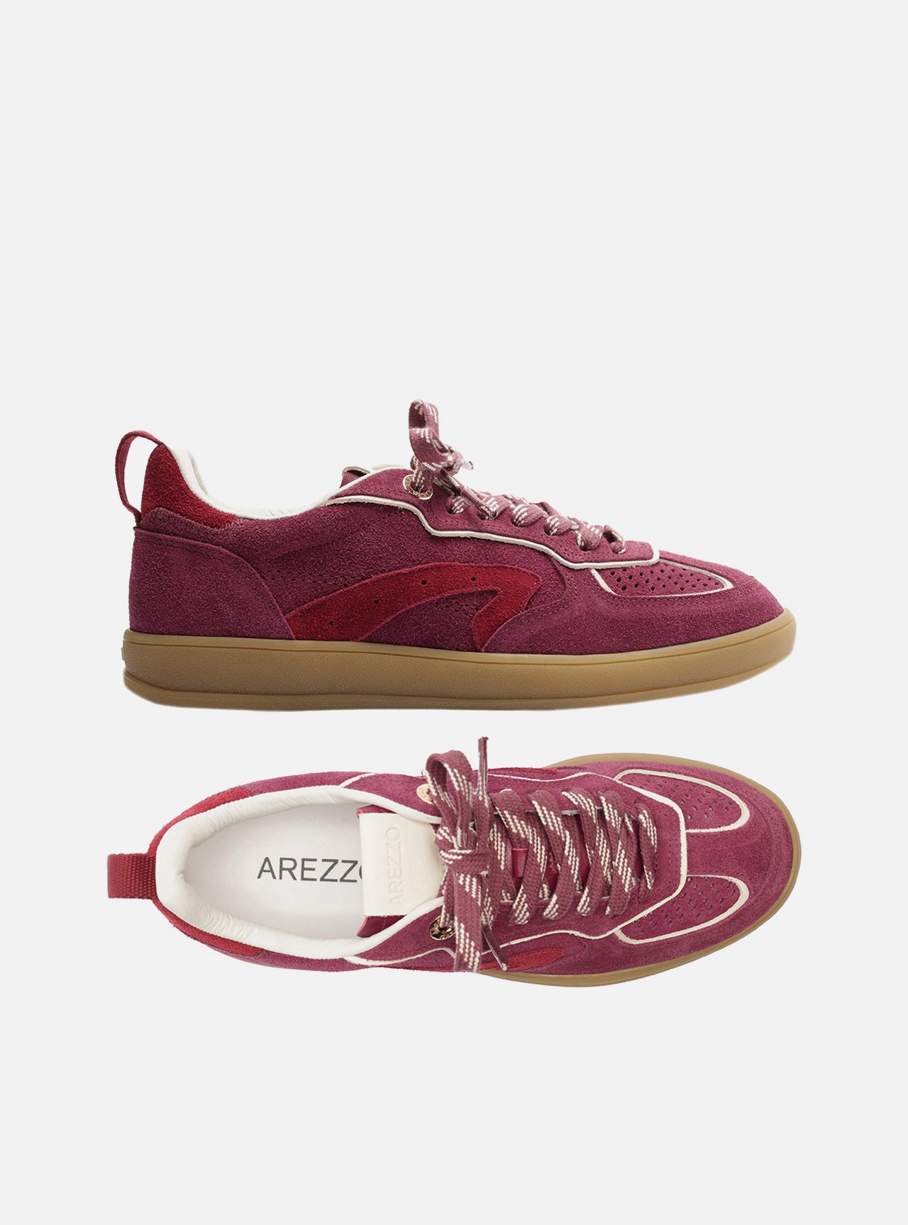 Tênis Roxo Camurça Amarração Mix ARZ72 — foto 5