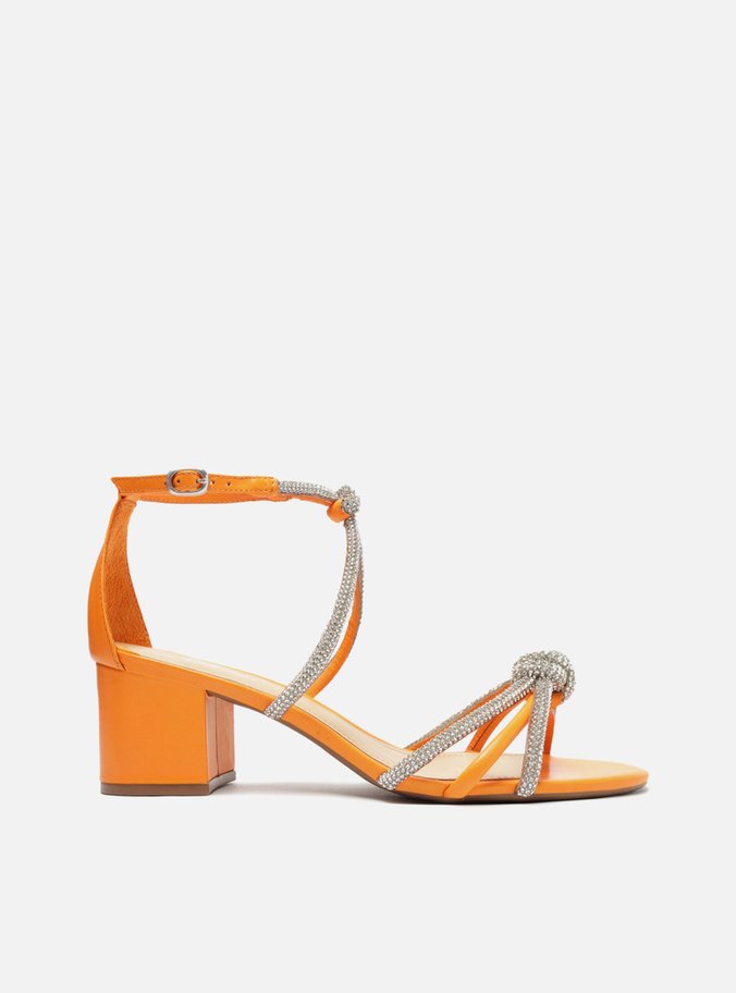 Sandalia laranja arezzo new arrivals