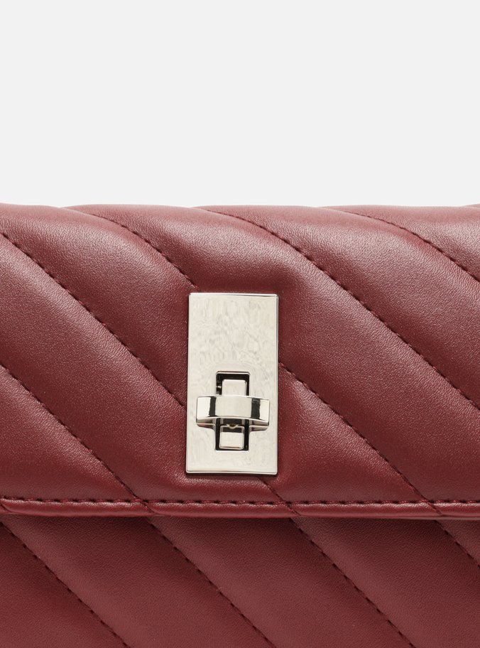 Bolsa Tiracolo Bordô Pequena Matelassê
