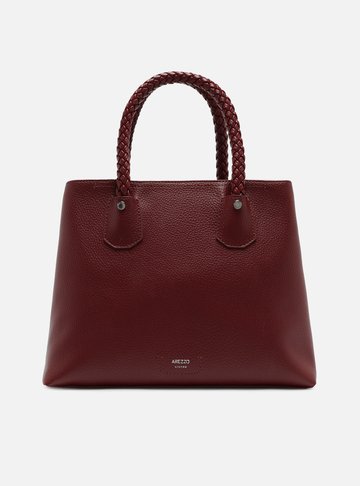 Bolsa Shopping Bordô Grande