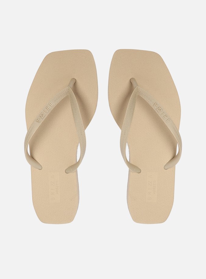 Chinelo de Dedo Off-White Básico Square Brizza