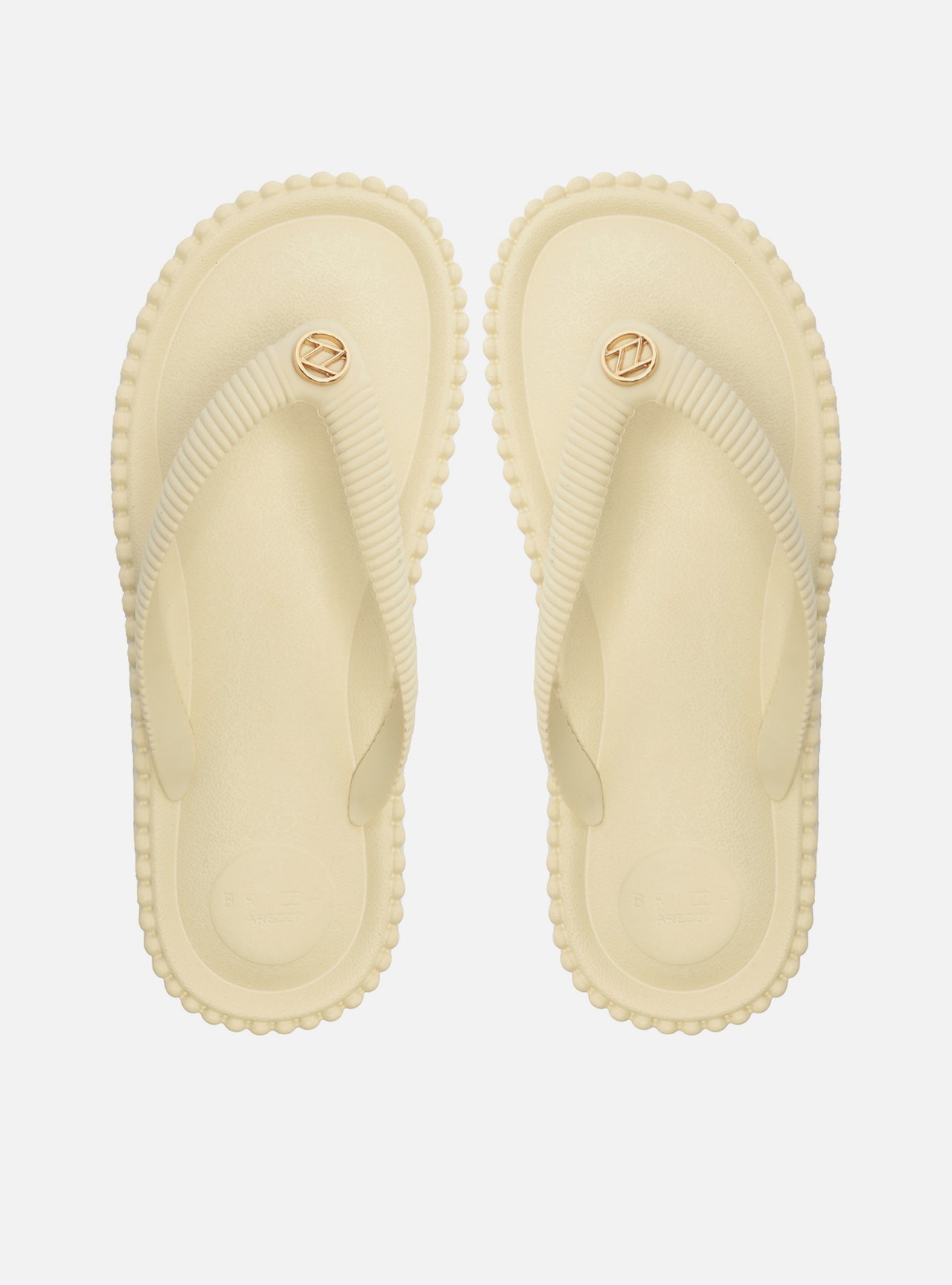 Sandália Branca Flatform Flip Flop Bali — foto 3