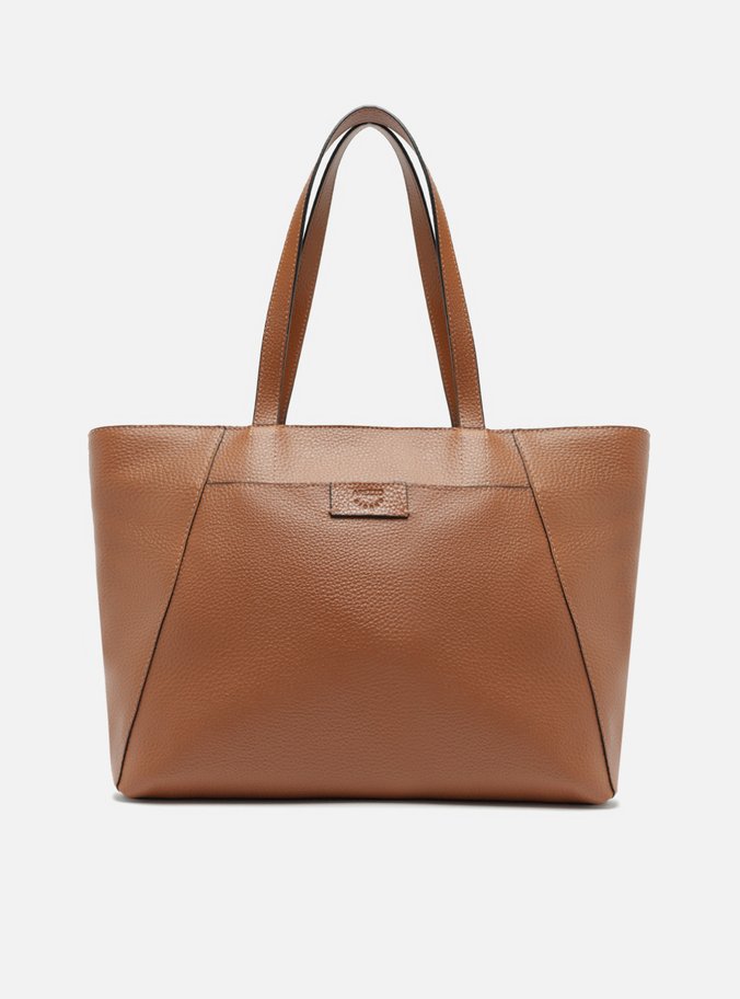 Bolsa Shopping Marrom Ligia Grande
