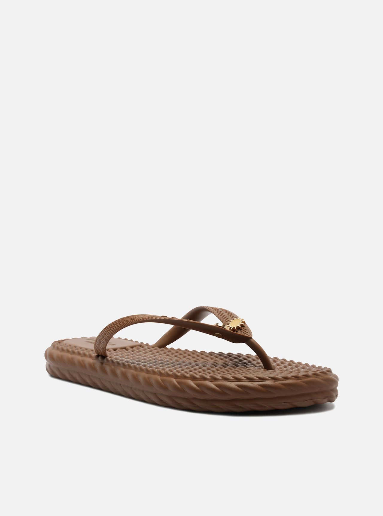 Chinelo de Dedo Marrom Marrocos Flip Flop Bacio — foto 2