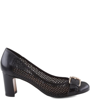 Scarpin Fivela Preto