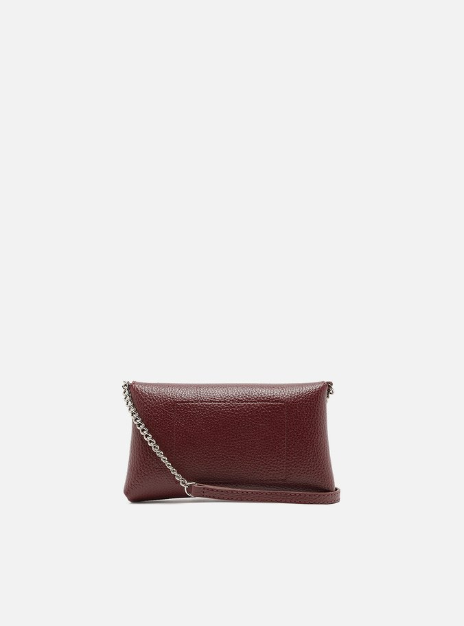 Bolsa Tiracolo Bordô Giorno Pequena Envelope