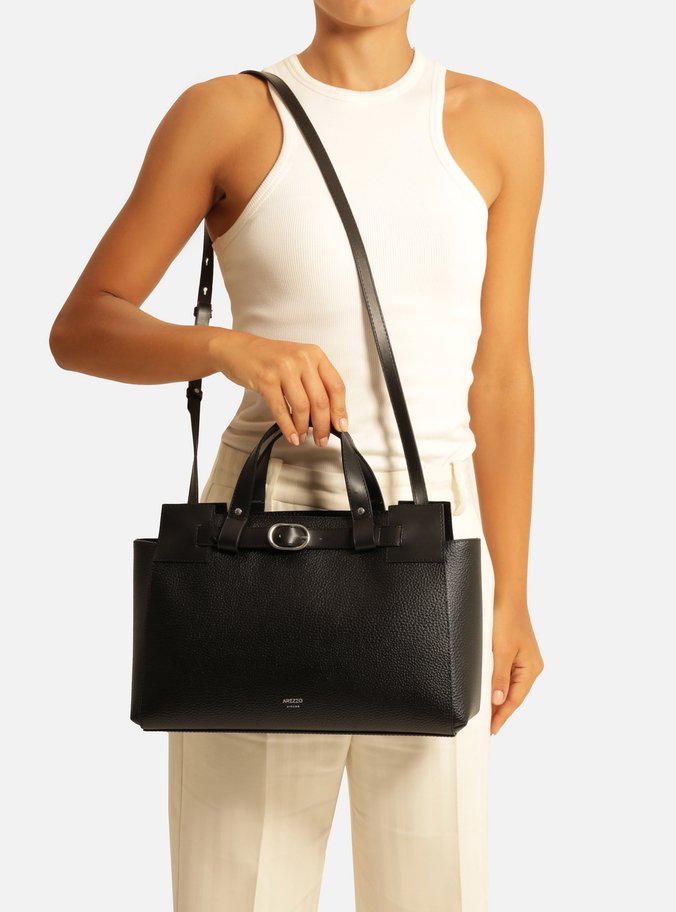 Bolsa Tote Preta Média