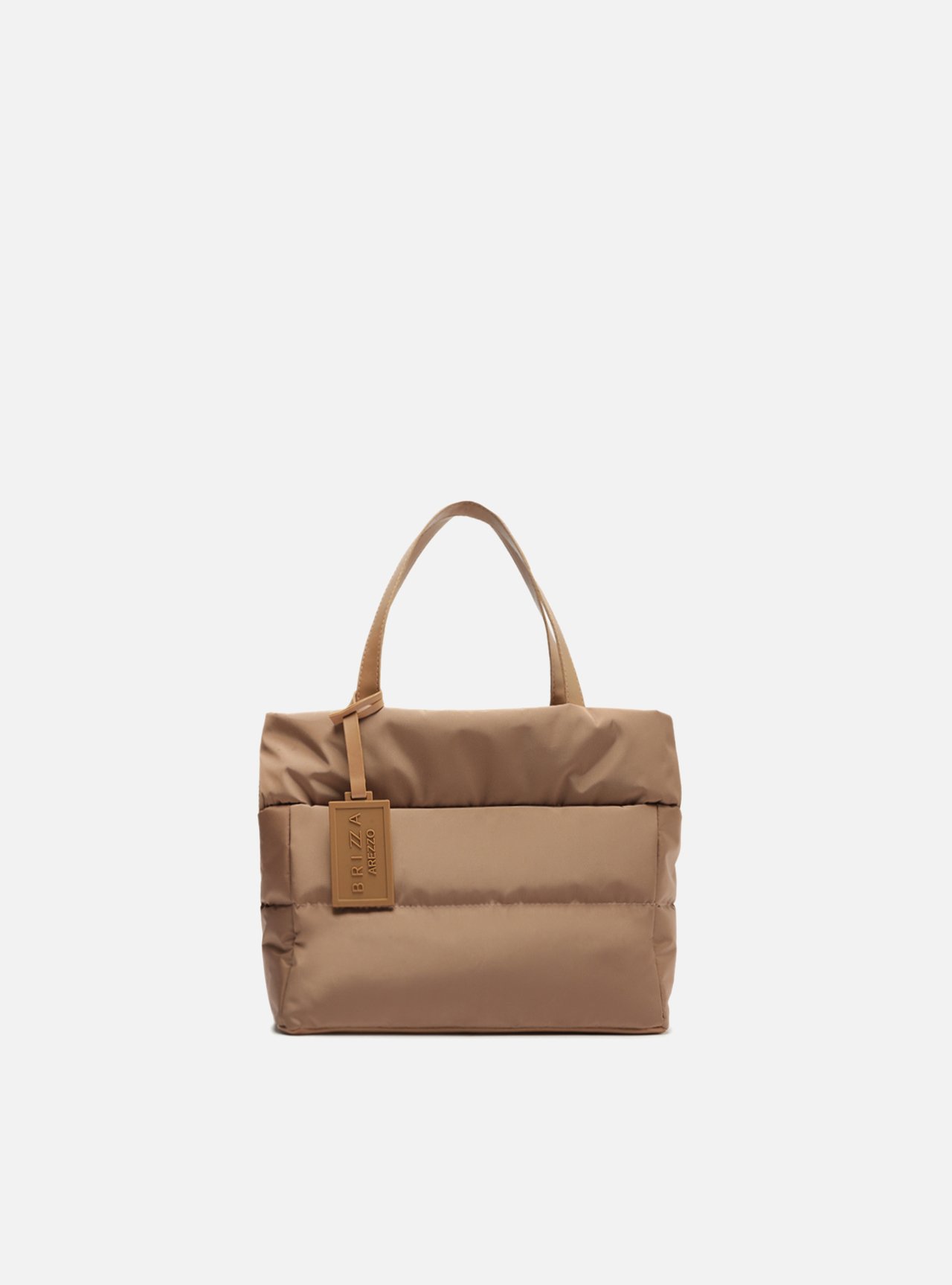 Bolsa Tiracolo Marrom Nylon Gigi Pequena — foto 1
