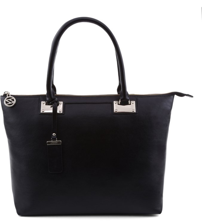 Bolsa Shopping Couro Preta