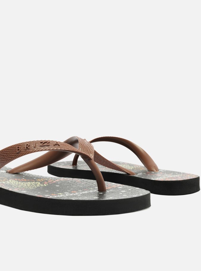 Chinelo de Dedo Marrom Touro Signos Brizza