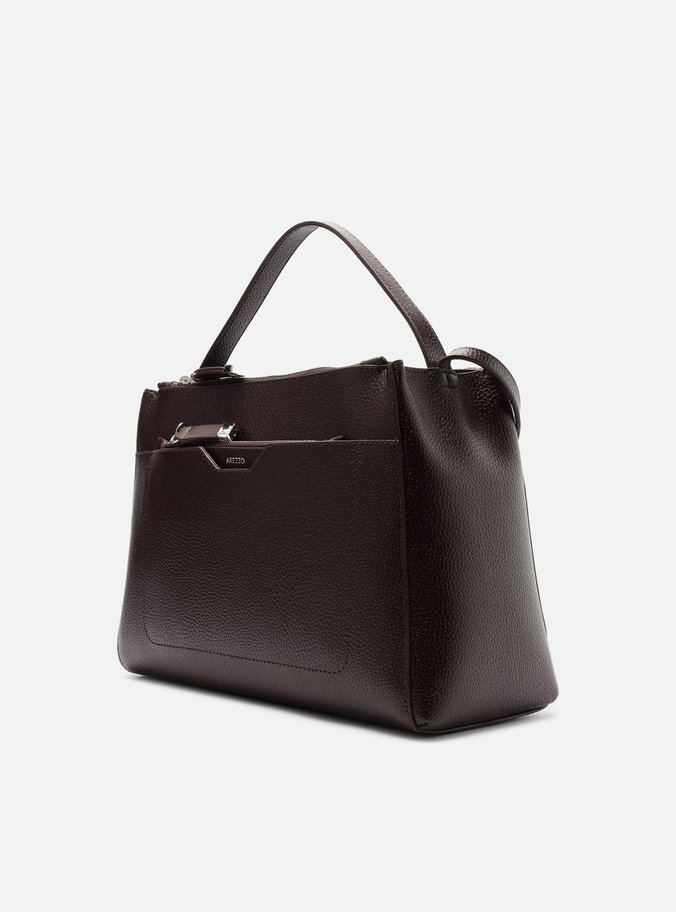 Bolsa Tote Marrom Escura Emilly Grande