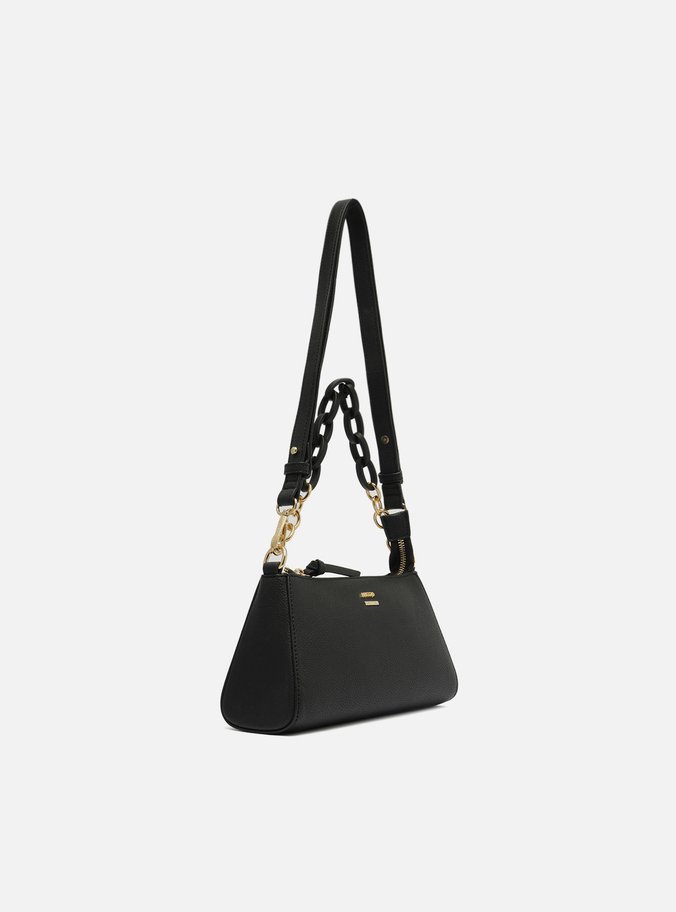 Bolsa Tiracolo Preta Corrente Pequena