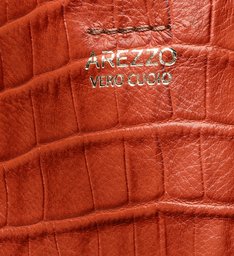 Bolsa Shopping Marrom Couro Croco Roma Bolsa Shopping Marrom Couro Croco Roma