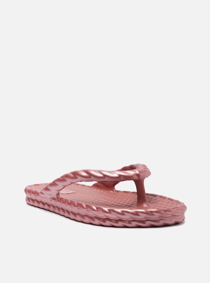 Chinelo de Dedo Rosa Metalizado Marrocos Brizza