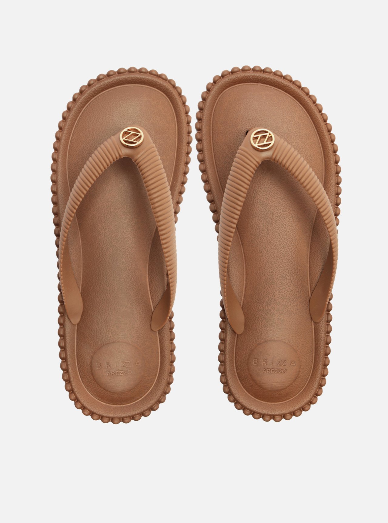 Sandália Marrom Flatform Flip Flop Bali — foto 3