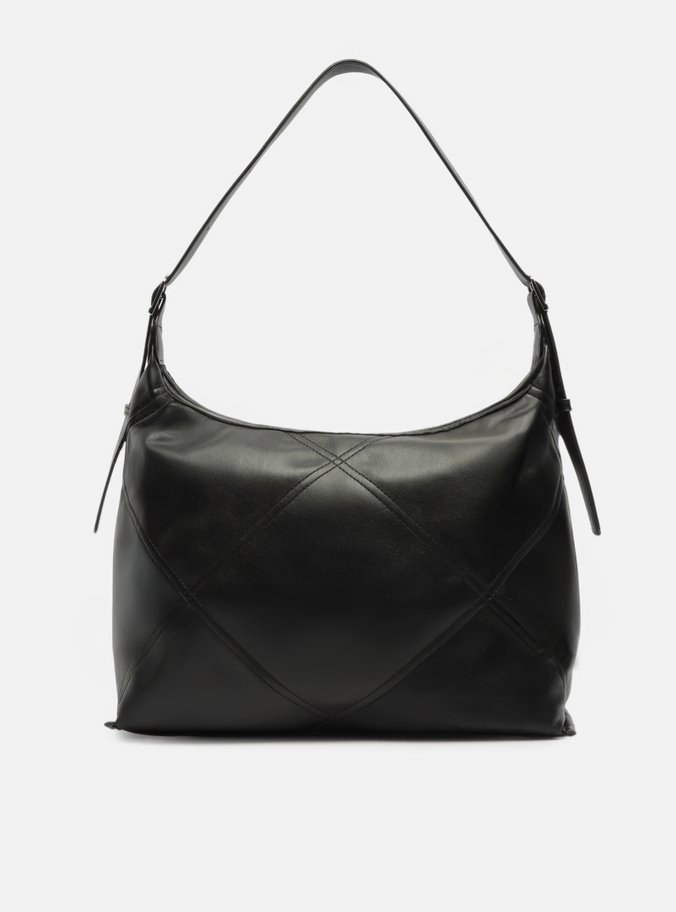 Bolsa Hobo Preta Grande