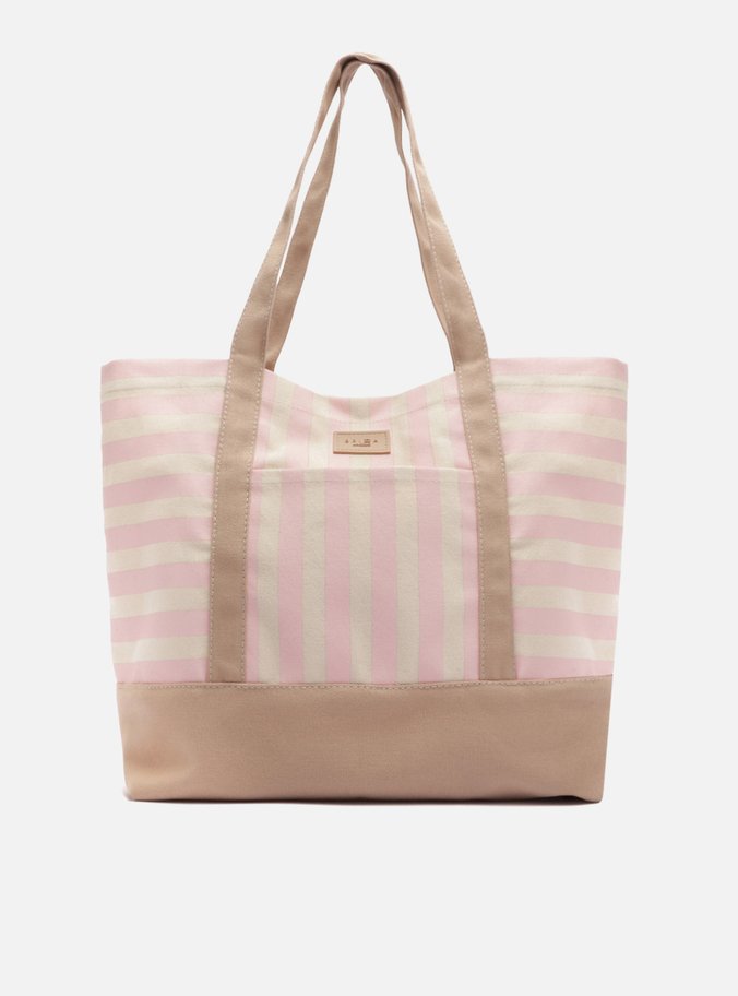 Bolsa Shopping Azul Grande Listrada Brizza
