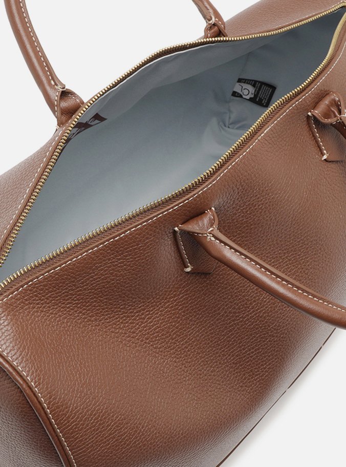 Bolsa de Viagem Marrom Couro  Grande