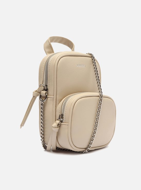 Mini Bolsa Porta Celular Off-White Corrente