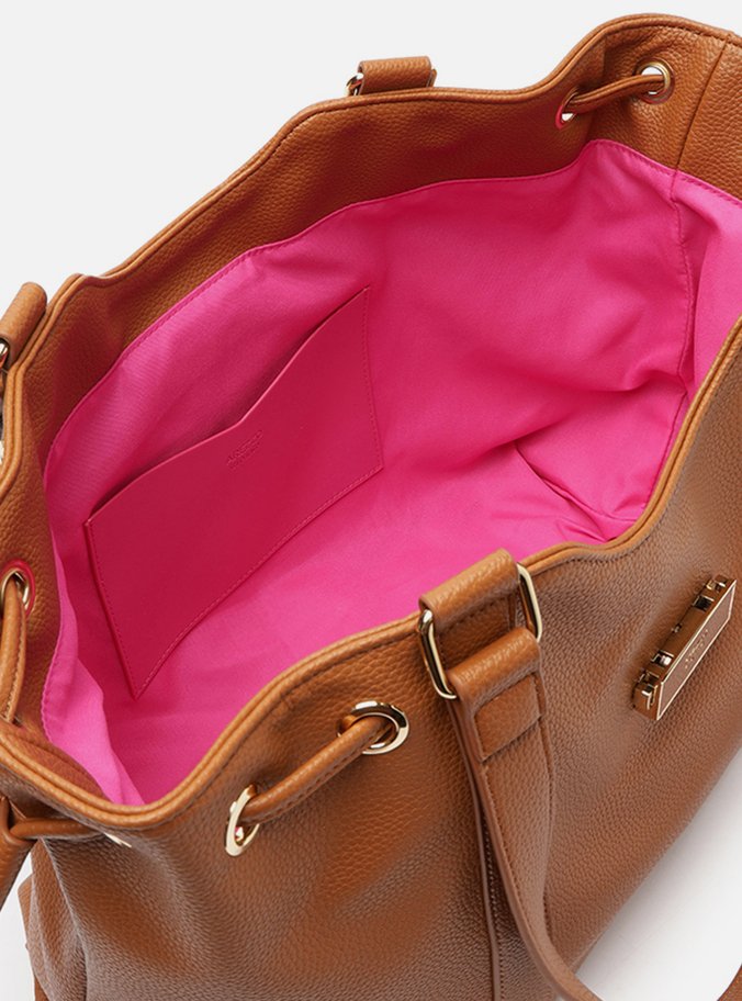 Bolsa Shopping Marrom Média