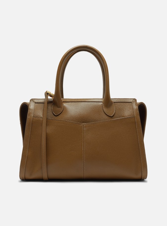 Bolsa Tote Caramelo Couro Grande Medalha