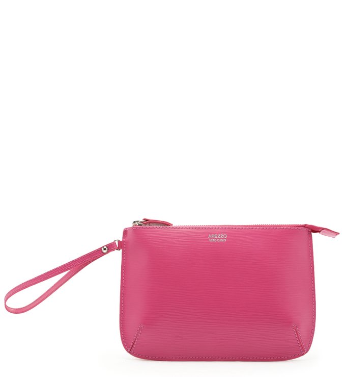 Necessaire Bella Couro Summer Pink