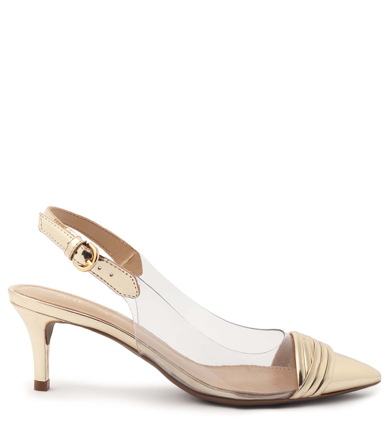 Scarpin de vinil transparente discount