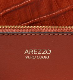 Bolsa Shopping Marrom Couro Croco Roma Bolsa Shopping Marrom Couro Croco Roma