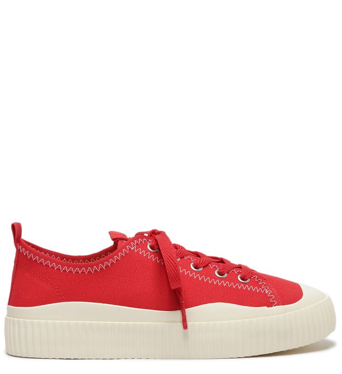 Tênis Vermelho Lona Flatform
