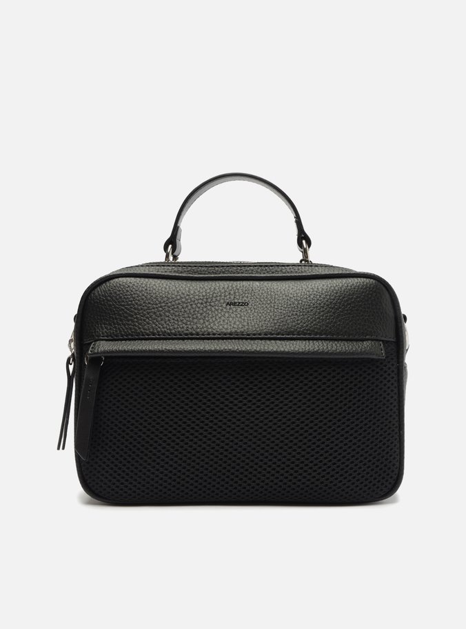 Bolsa Tiracolo Preta Prione Média Tela