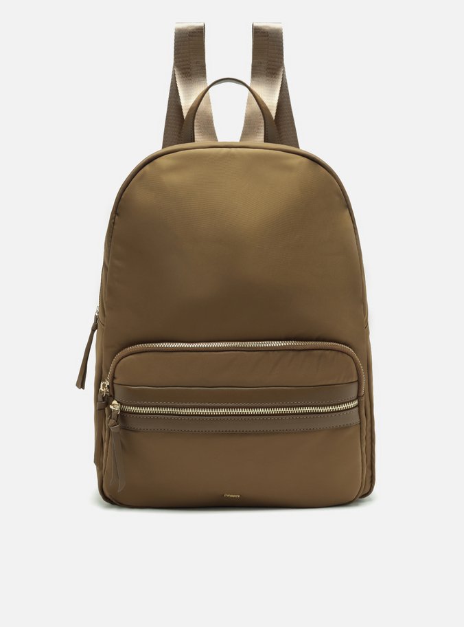 Mochila Marrom Nylon Grande