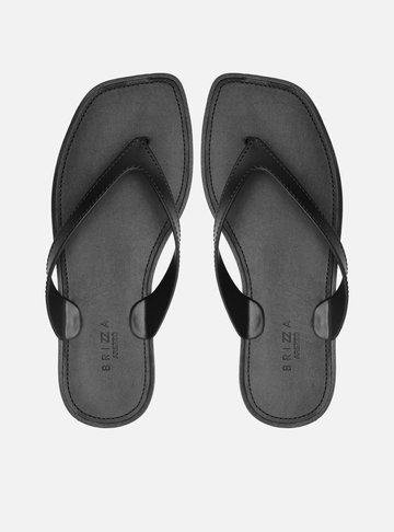 Chinelo de Dedo Preto Tira V Brizza