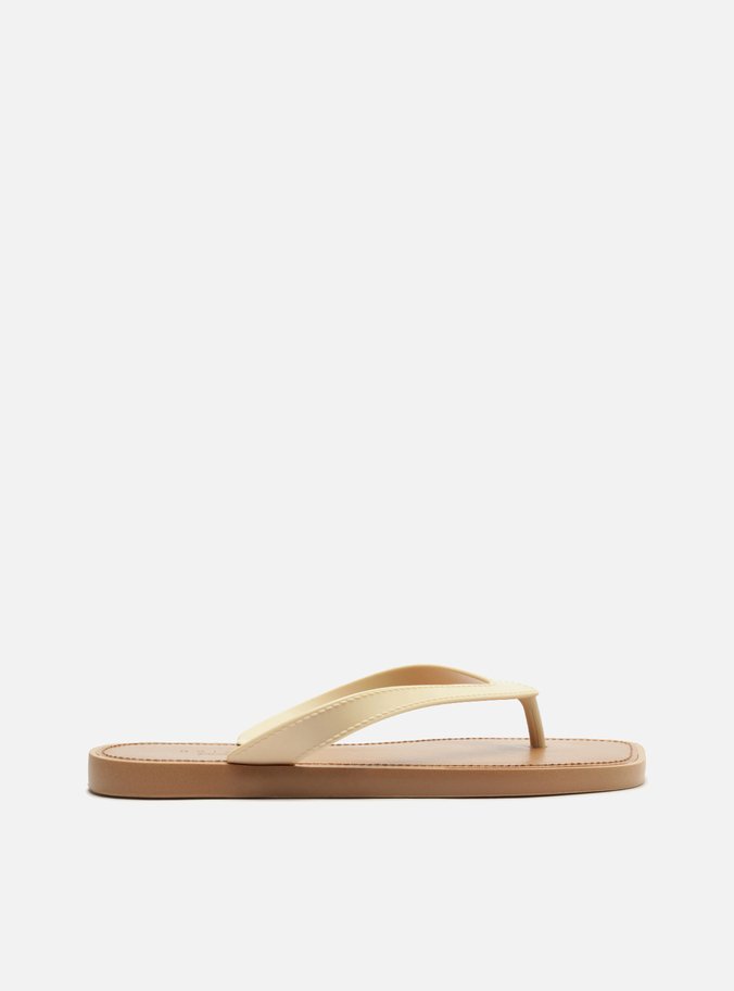 Chinelo de Dedo Branco Tira V Brizza