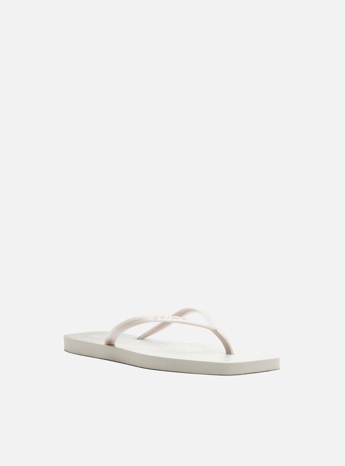 Chinelo de Dedo Prata Square Brizza