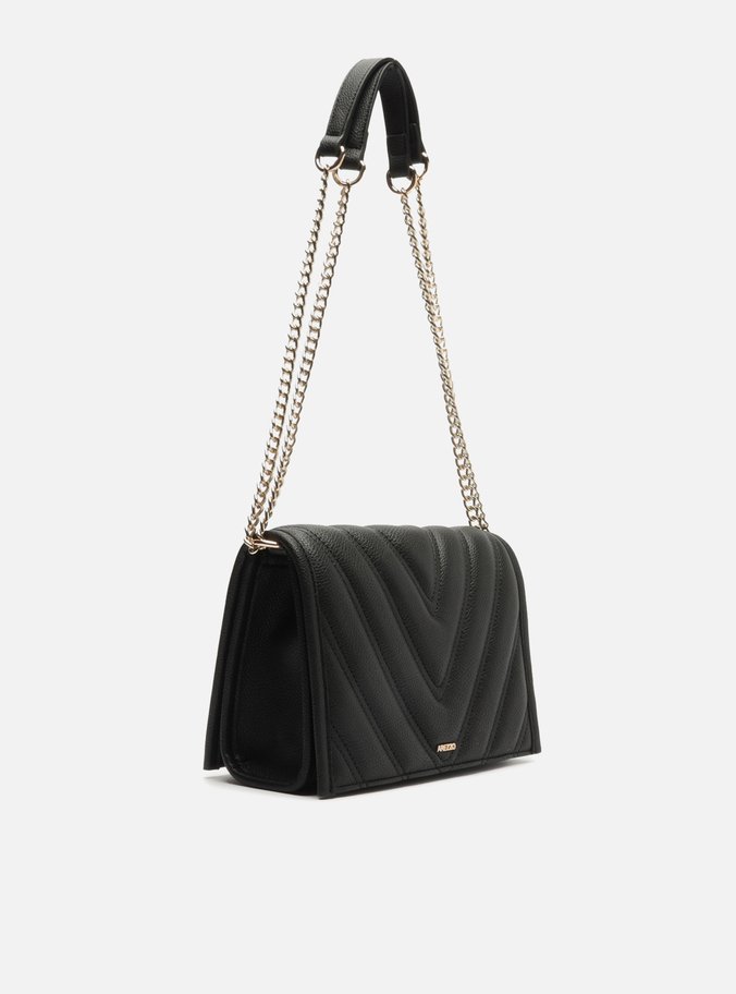 Bolsa Tiracolo Preta Pequena Matelassê