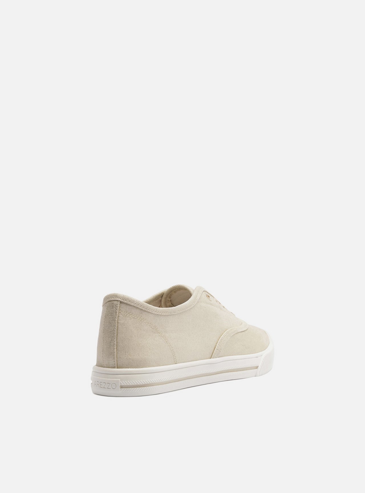 Tênis Slip On Dourado Lona Elástico — foto 3