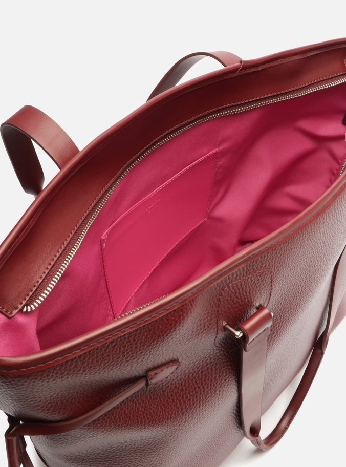 Bolsa Shopping Vermelha Grande Cantoneiras