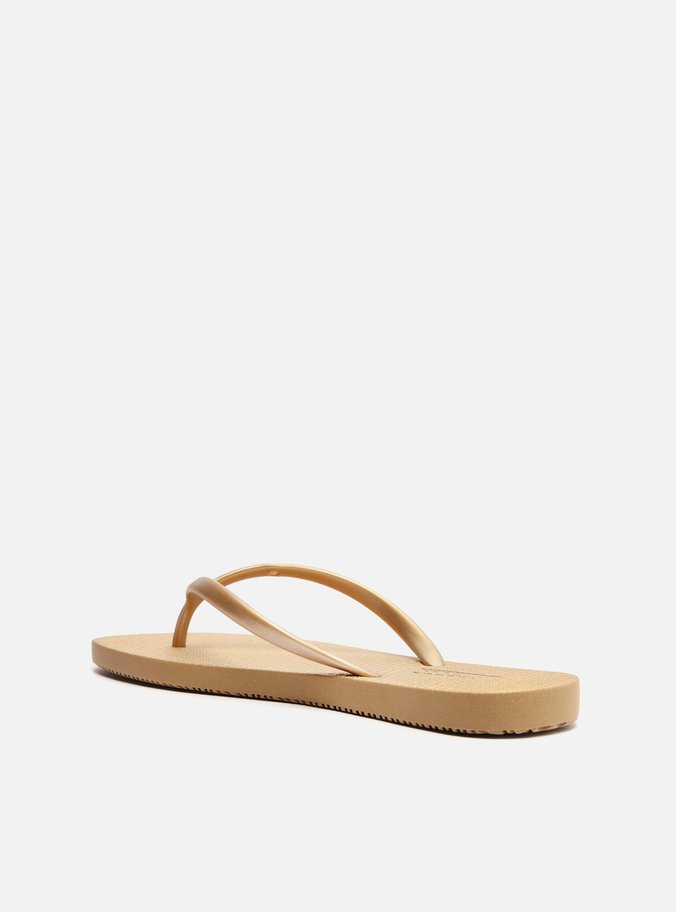 Chinelo de Dedo Injetado Dourado Brizza