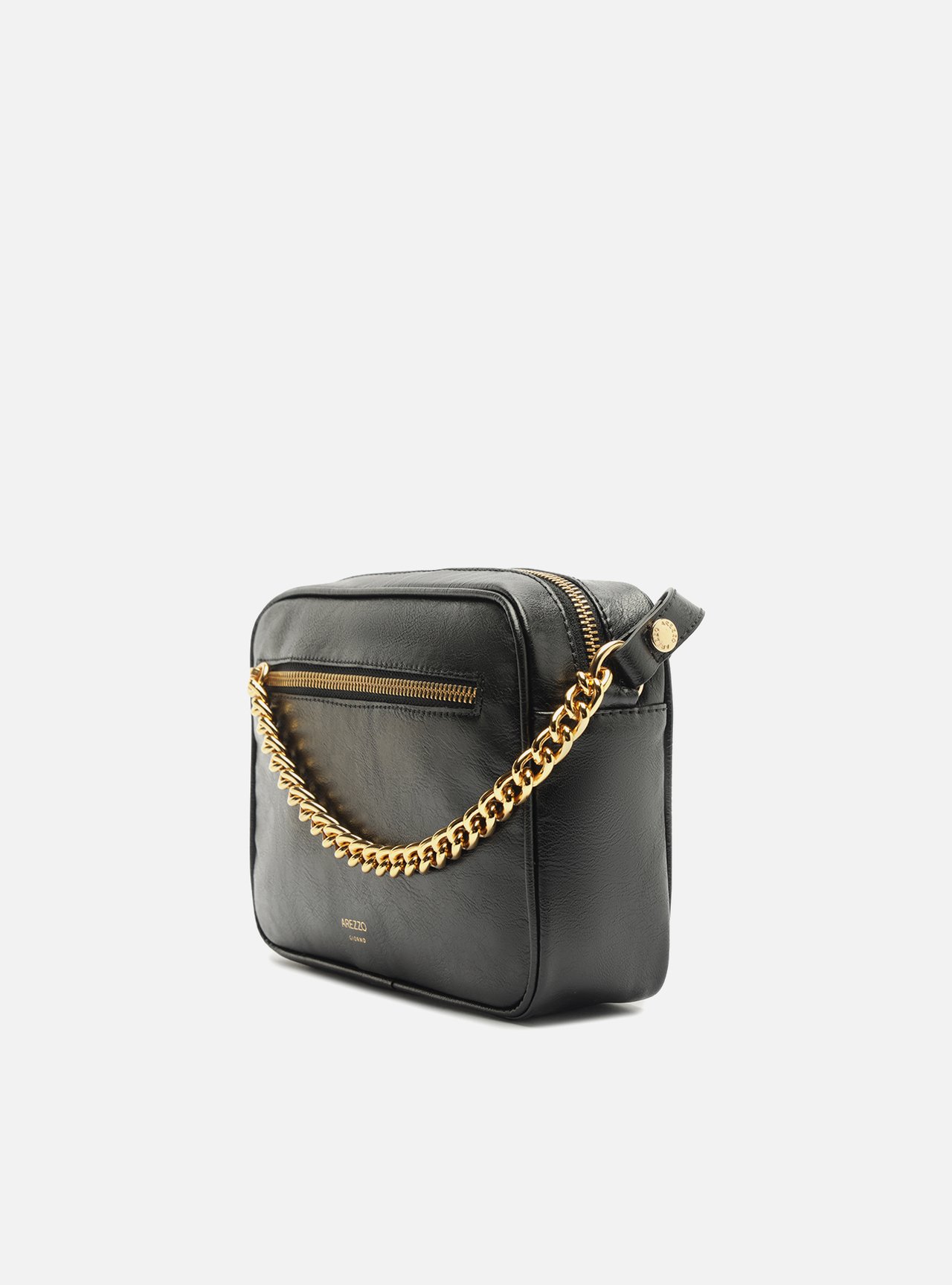 Bolsa Tiracolo Preta Pequena Bolso Corrente — foto 2