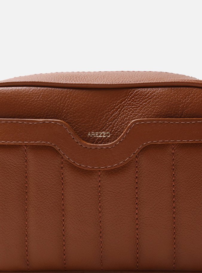 Bolsa Tiracolo Marrom Couro Francine Pequena Cúrcuma