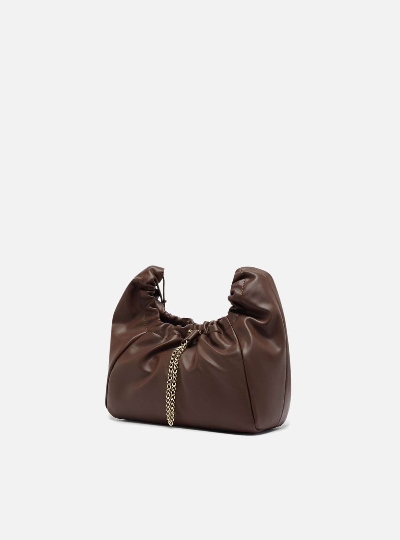 Bolsa Hobo Marrom Pequena — foto 2