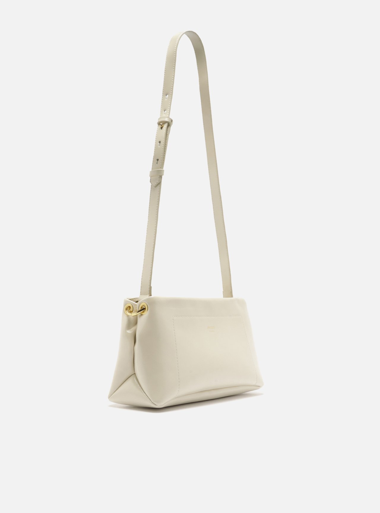 Bolsa Tiracolo Off White Média Detalhe Costura — foto 5