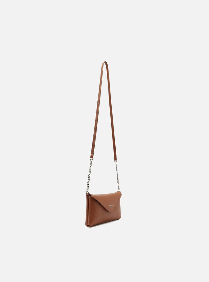 Bolsa Tiracolo Marrom Giorno Pequena Envelope