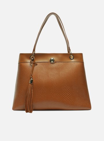 Bolsa Tote Marrom Grande