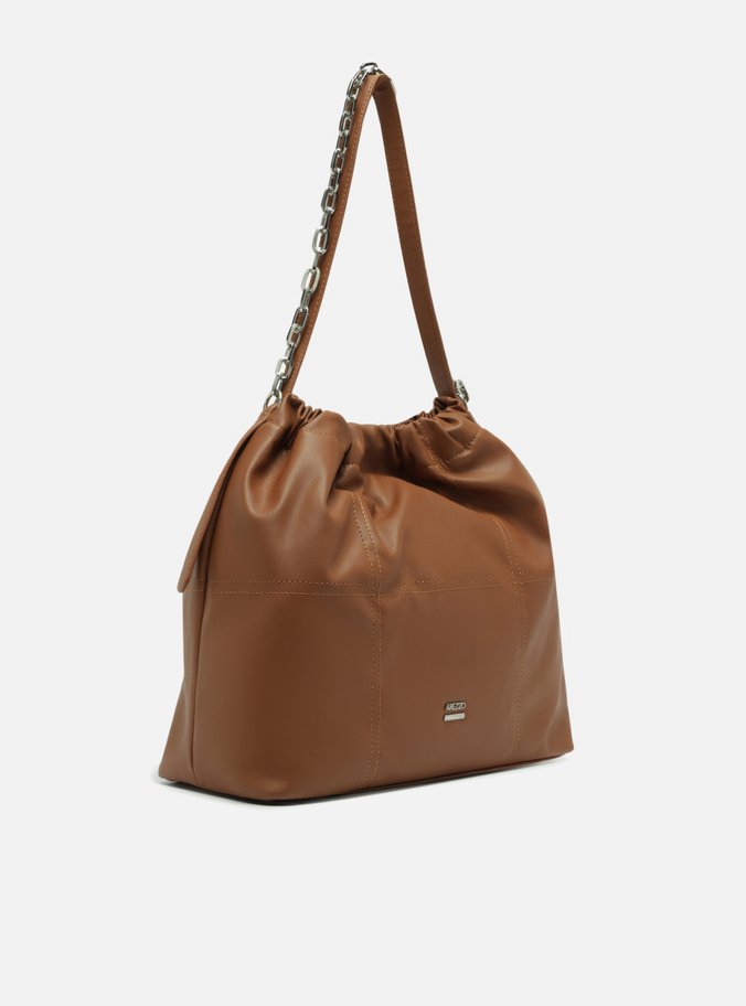 Bolsa Hobo Marrom Grande