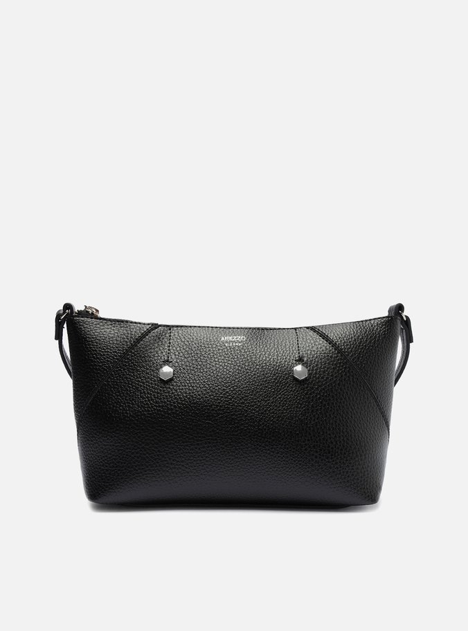 Bolsa Tiracolo Preta Pequena Rebites