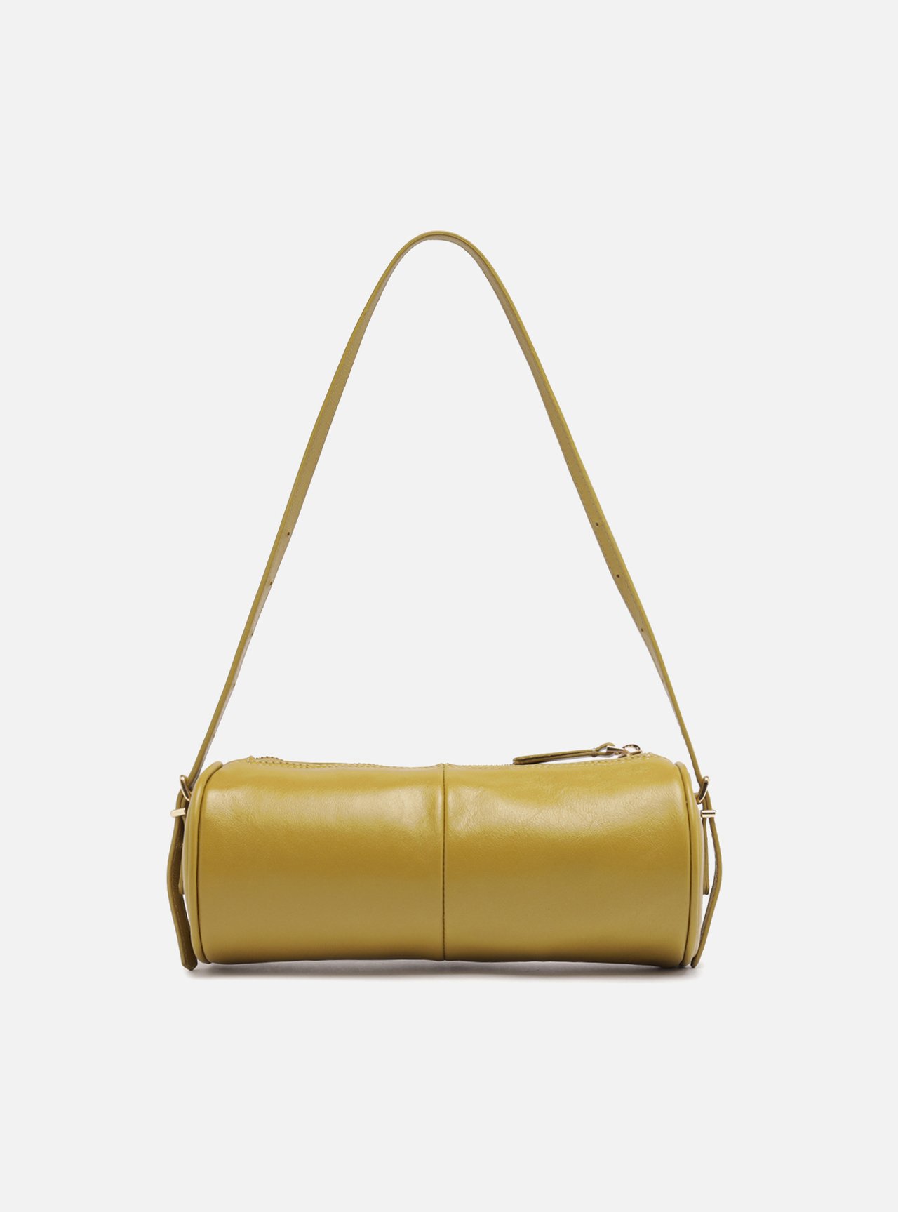 Bolsa Shoulder Marrom Pequena Fivela Metais — foto 3