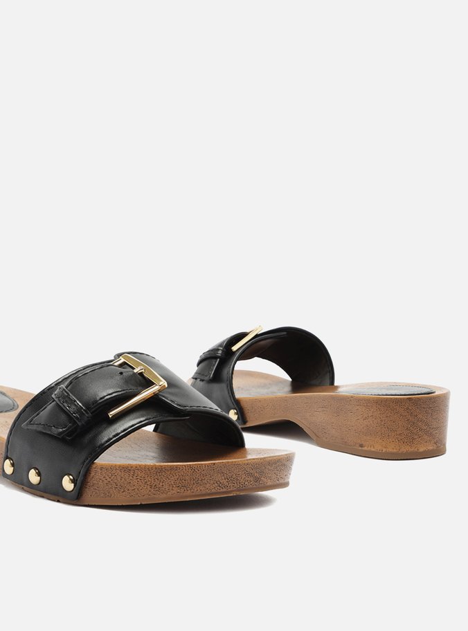 Sandália Preta Flatform