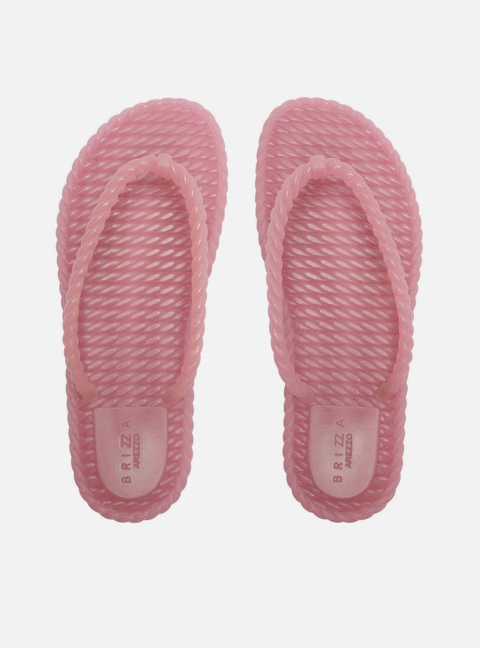 Chinelo de Dedo Rosa Tressê Brizza
